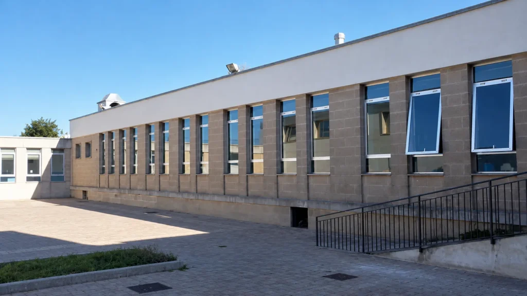 Pellicole a controllo solare, scuola primaria Rosselli- Martano